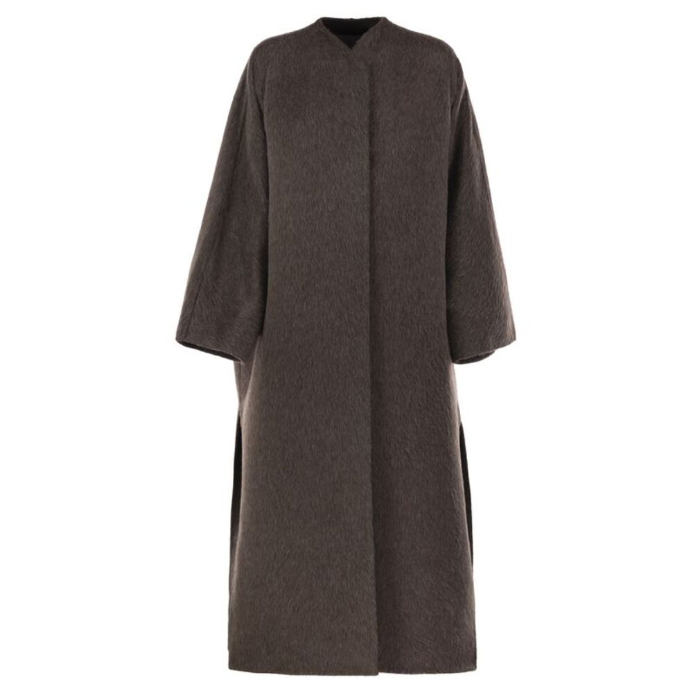 Max Mara Women Mxsfebo - Long Camel And Mohair Coat